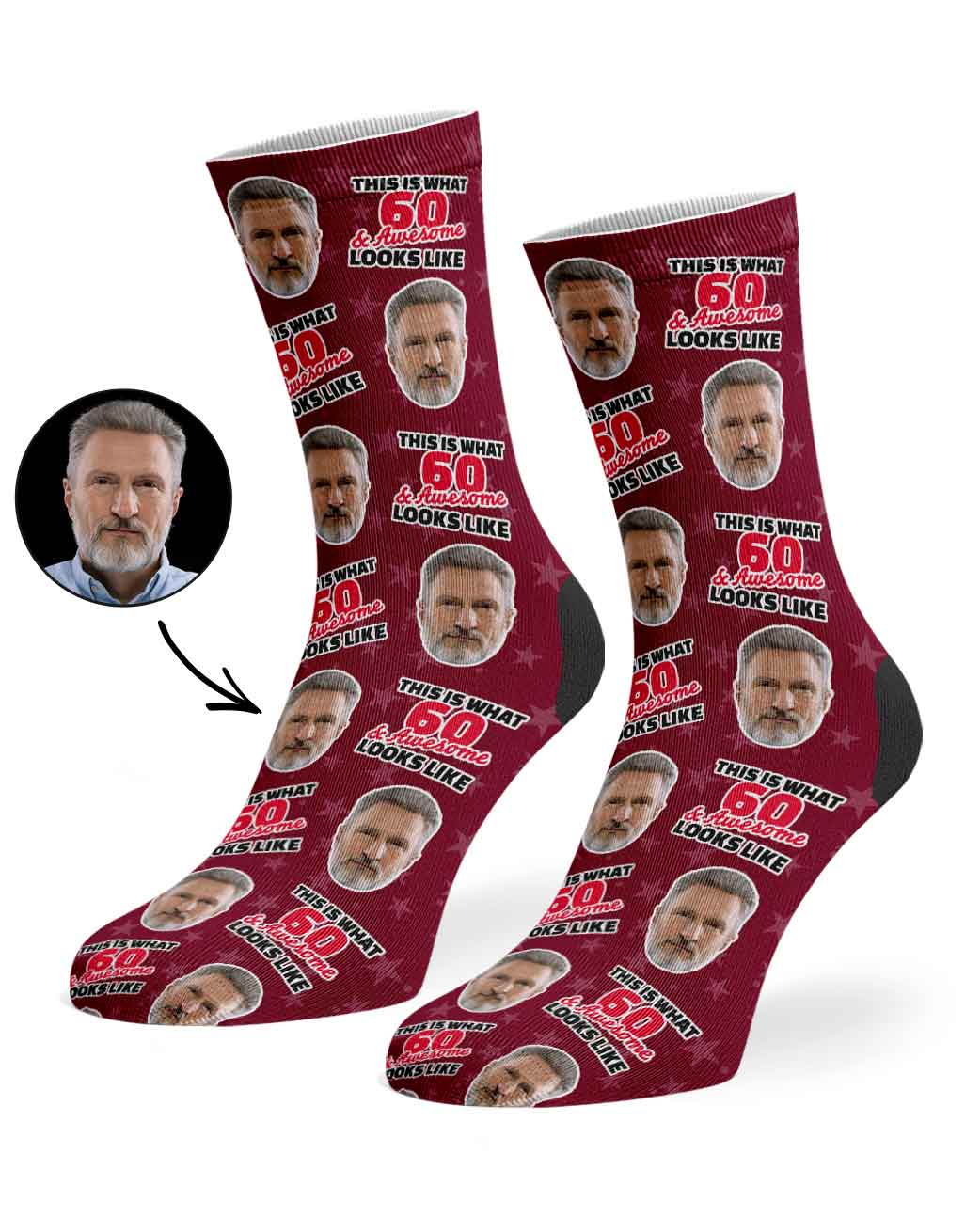 This Is What 60 & Awesome Looks Like Socks