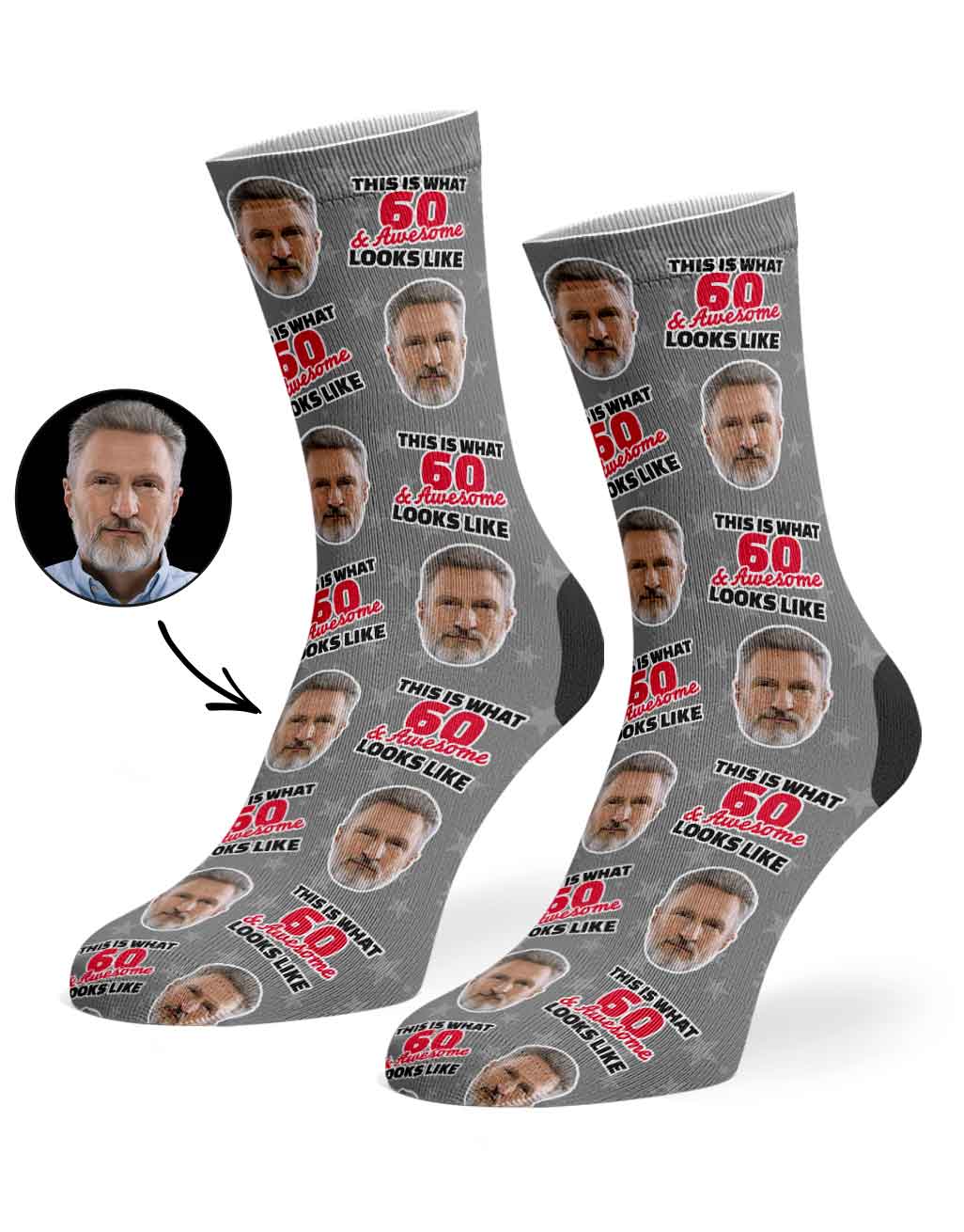 This Is What 60 & Awesome Looks Like Socks