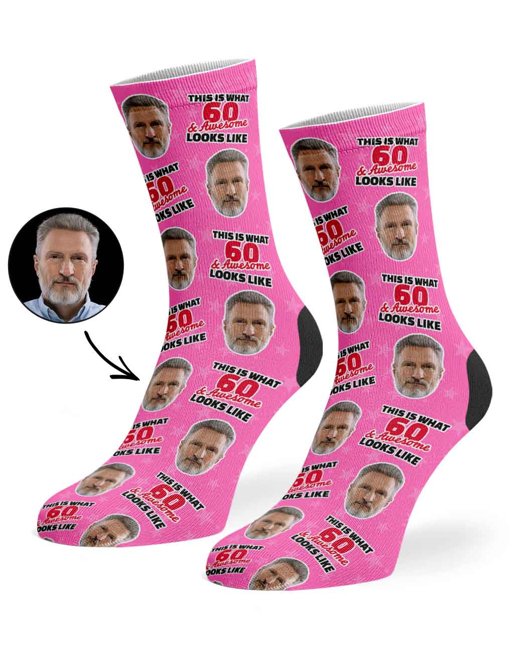 This Is What 60 & Awesome Looks Like Socks