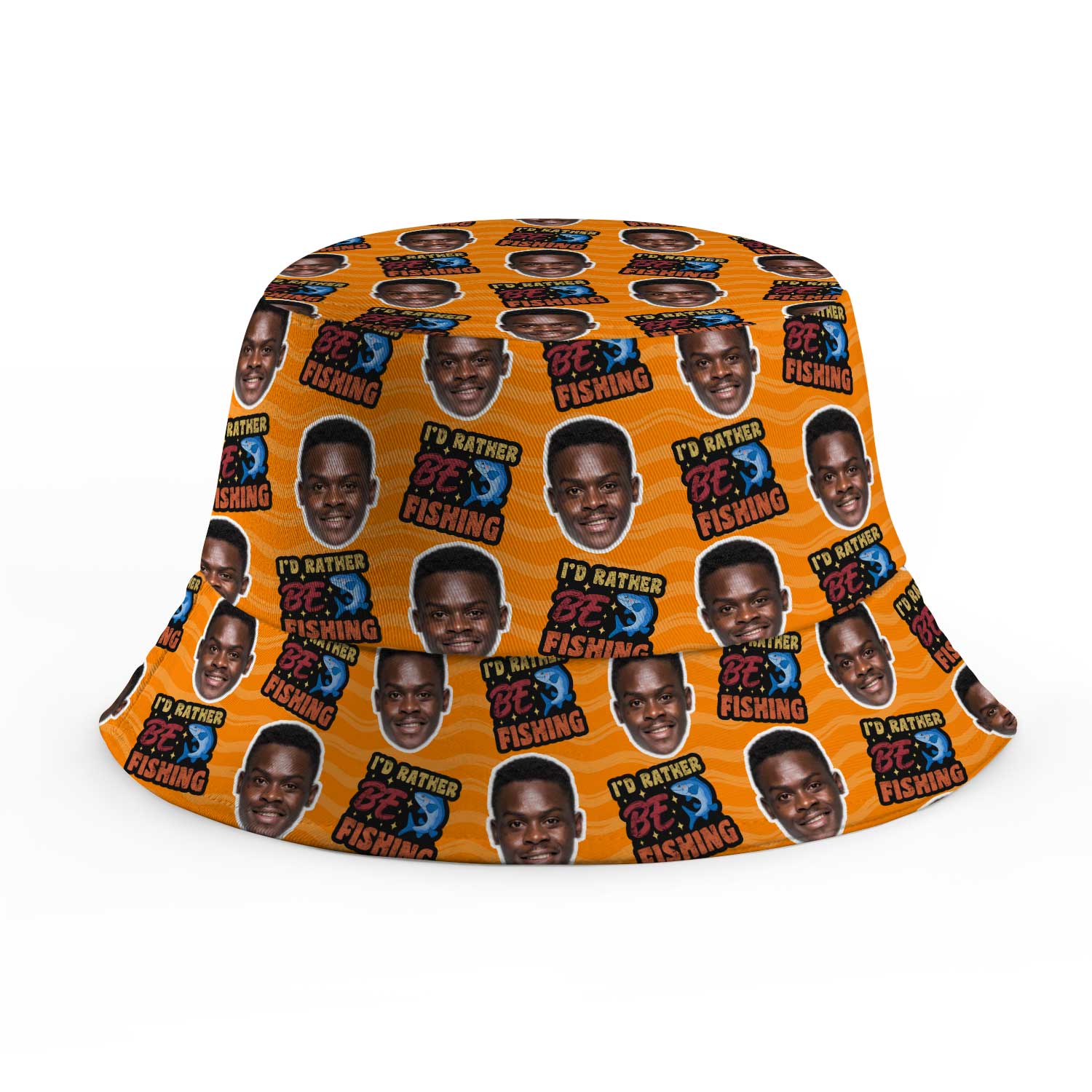 I'd Rather Be Fishing Custom Bucket Hat
