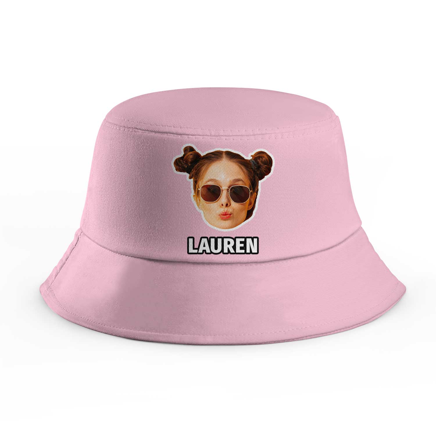 Single Face and Name Custom Bucket Hat