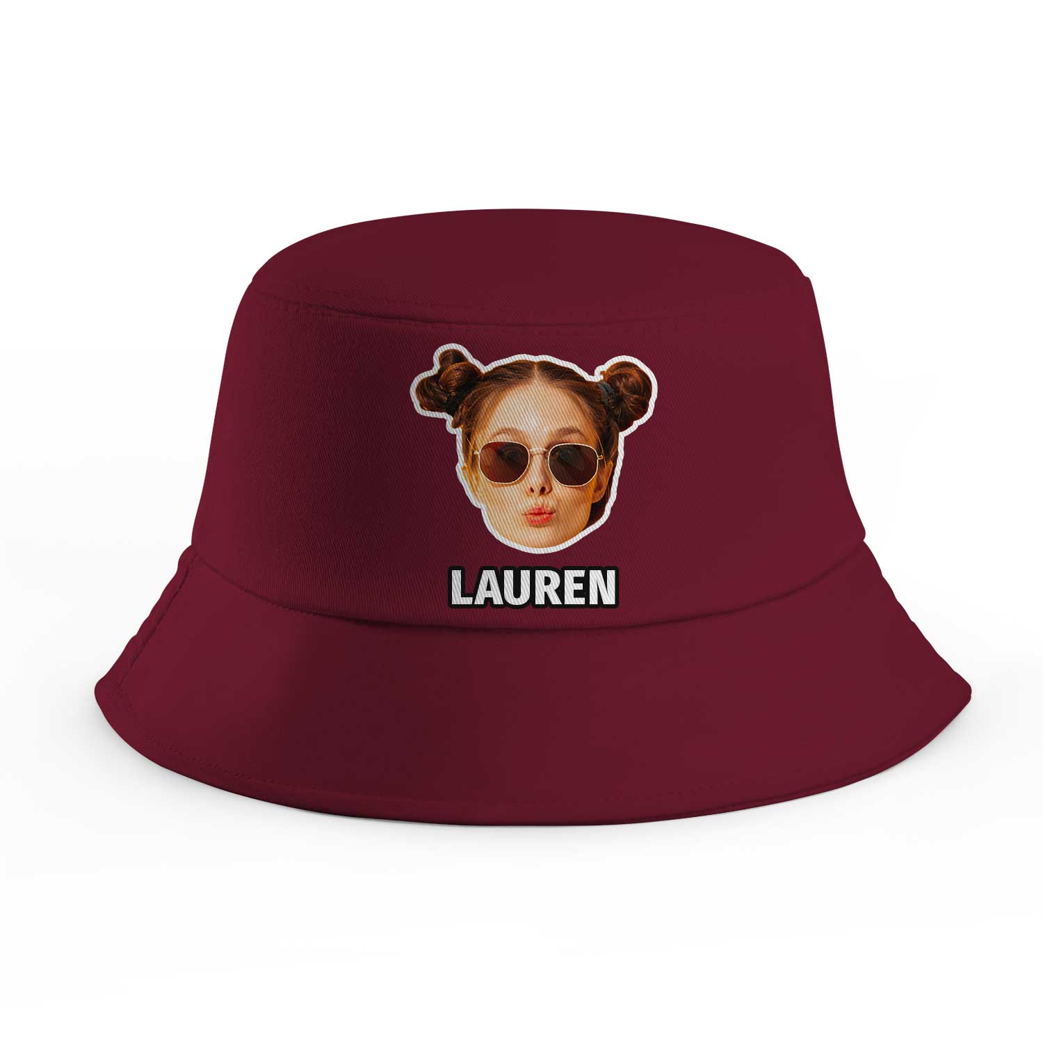 Single Face and Name Custom Bucket Hat
