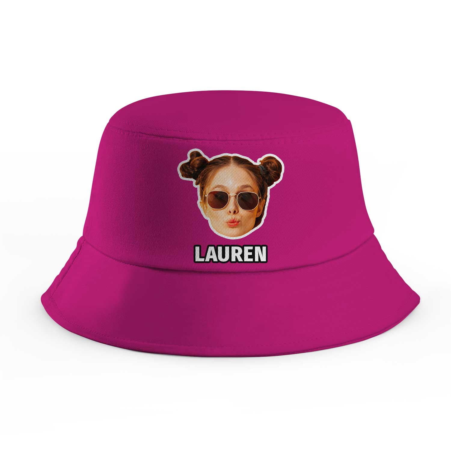 Single Face and Name Custom Bucket Hat