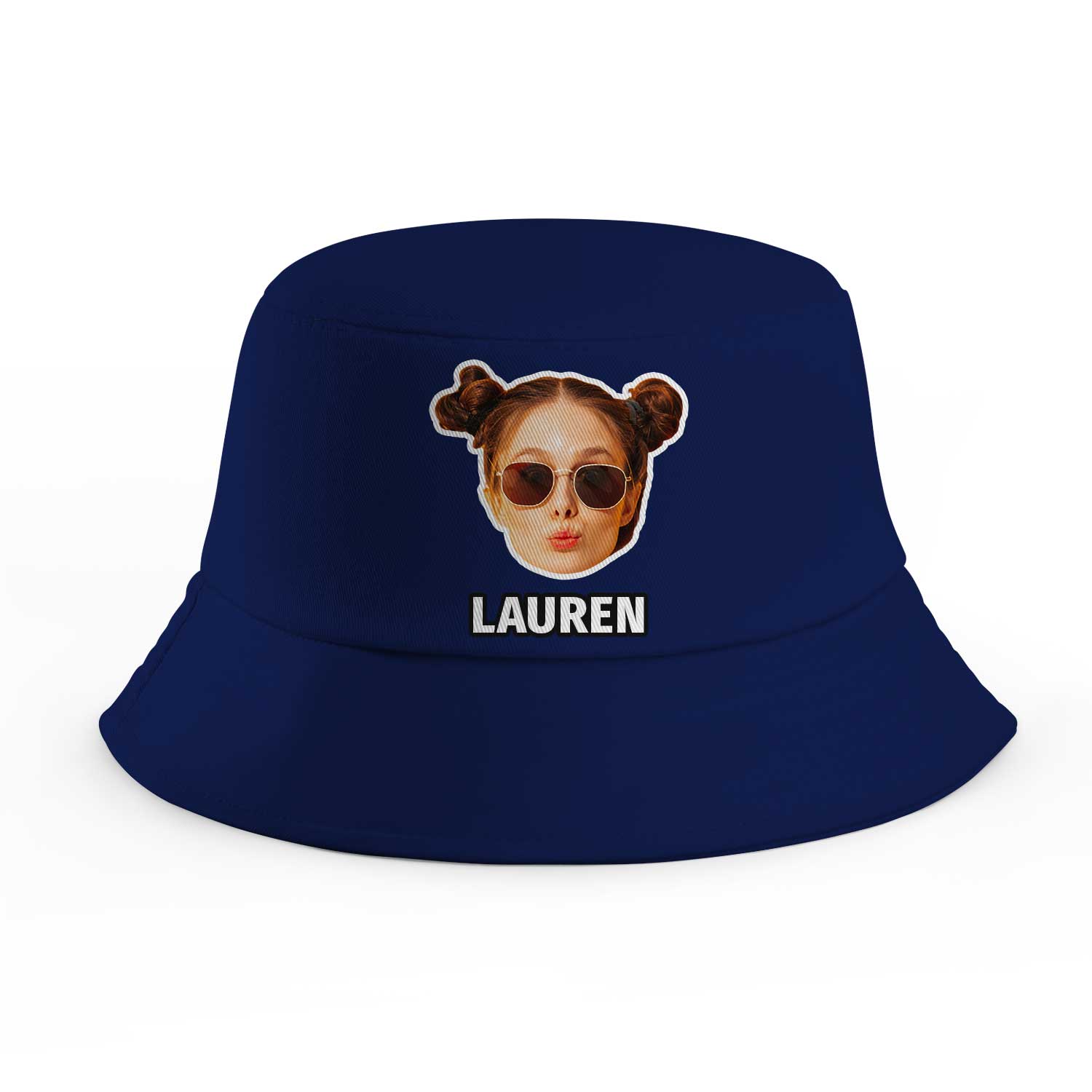 Single Face and Name Custom Bucket Hat