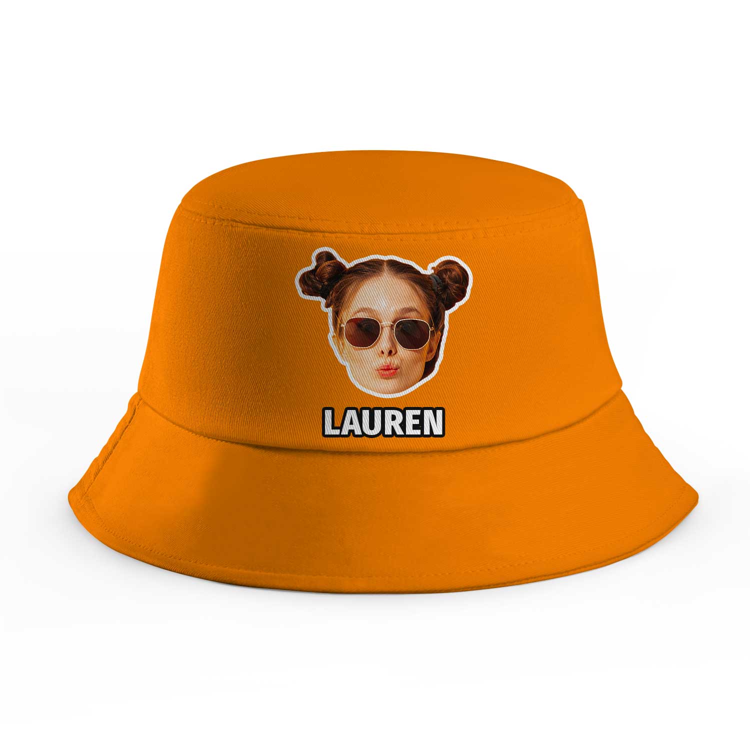 Single Face and Name Custom Bucket Hat