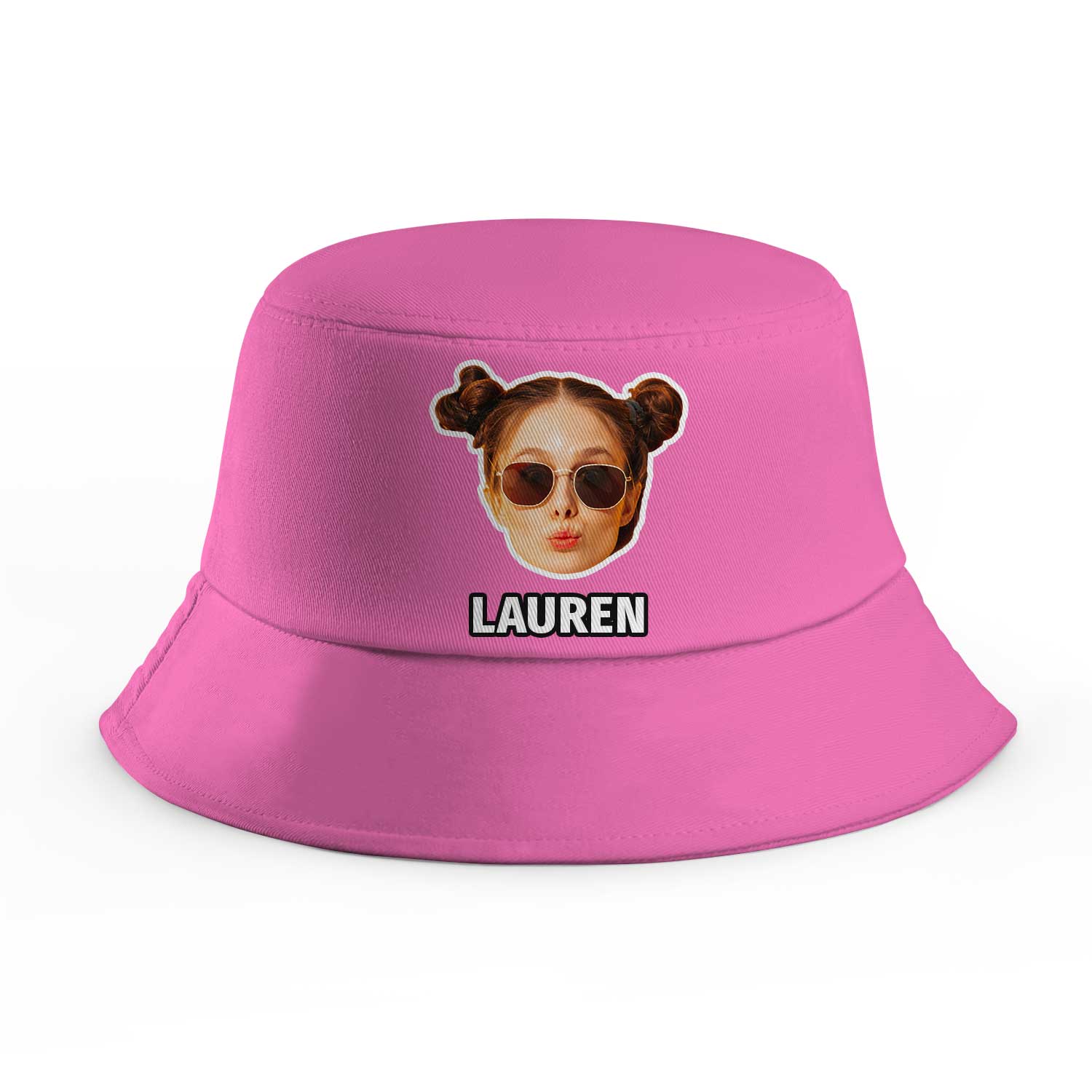 Single Face and Name Custom Bucket Hat