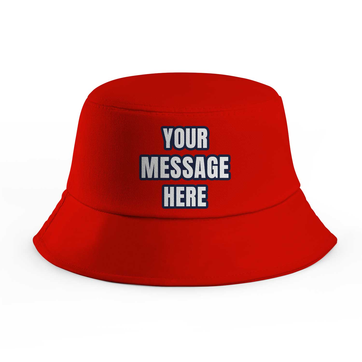 Your Message Custom Bucket Hat