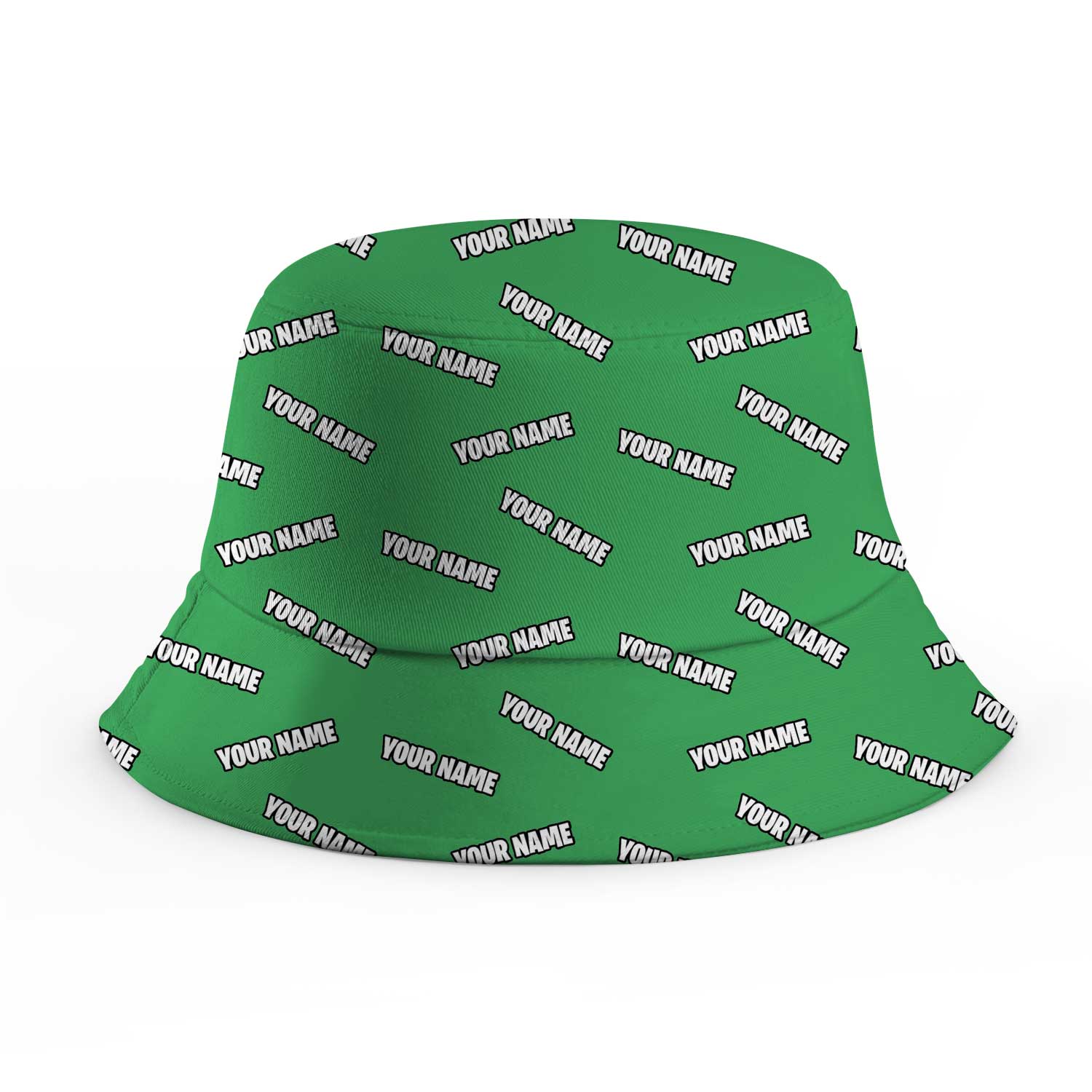 Your Name Repeated Custom Bucket Hat