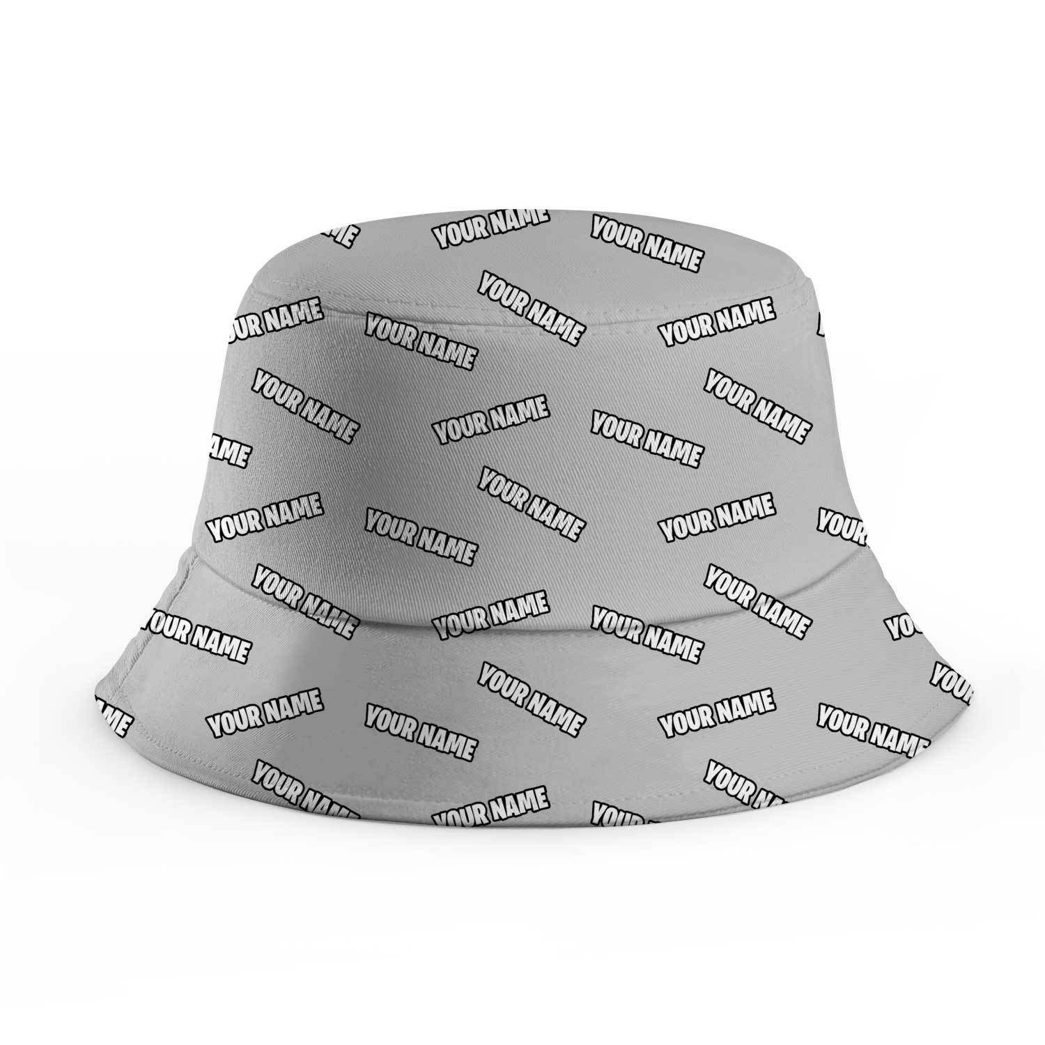 Your Name Repeated Custom Bucket Hat