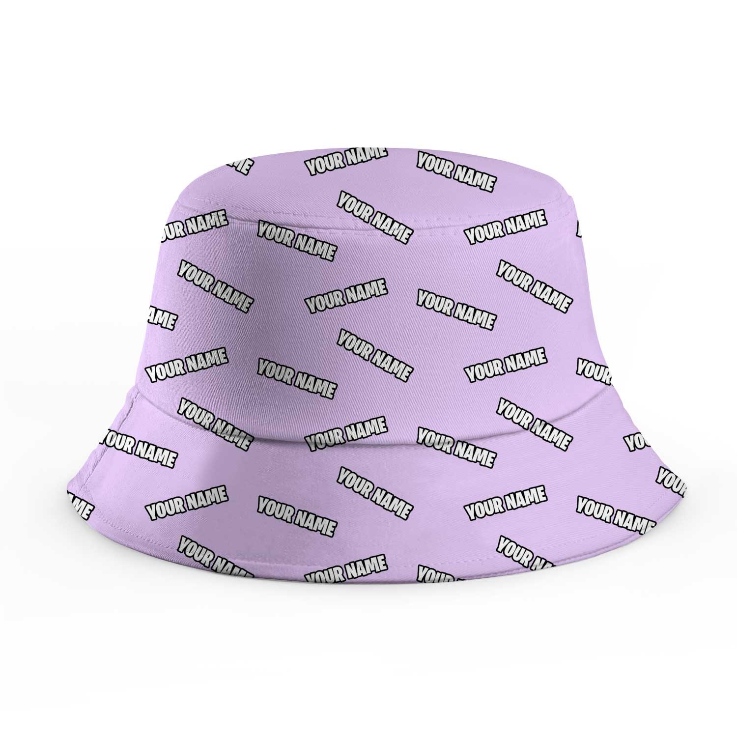 Your Name Repeated Custom Bucket Hat