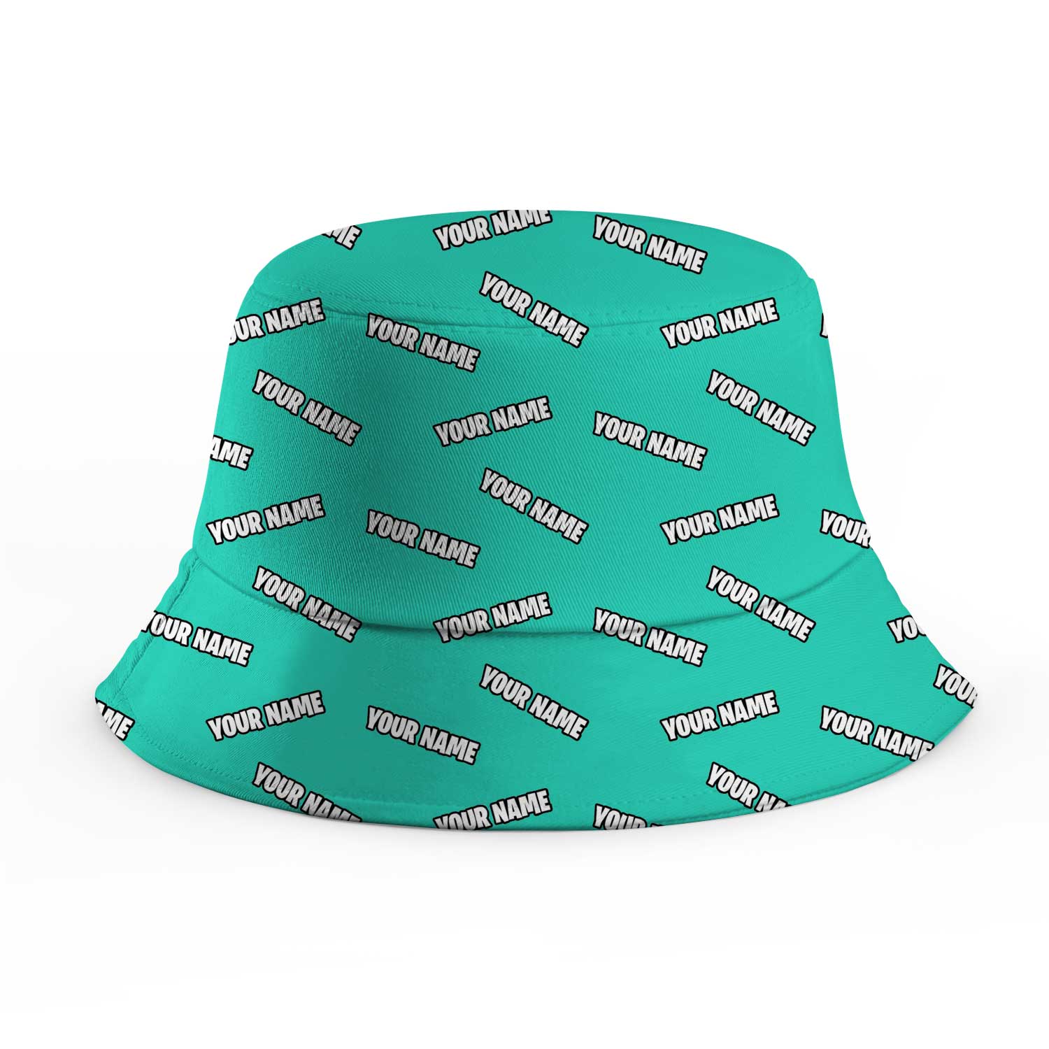 Your Name Repeated Custom Bucket Hat