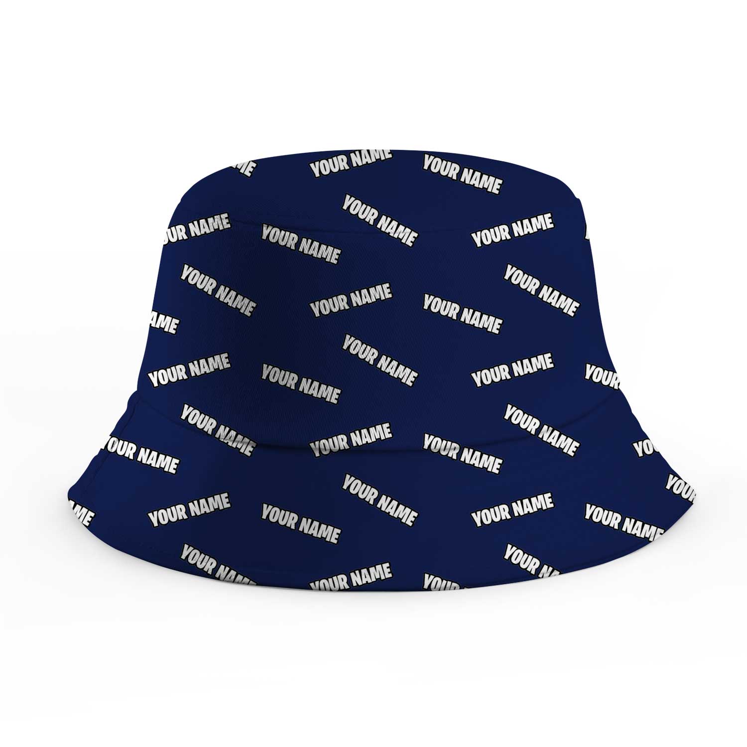 Your Name Repeated Custom Bucket Hat