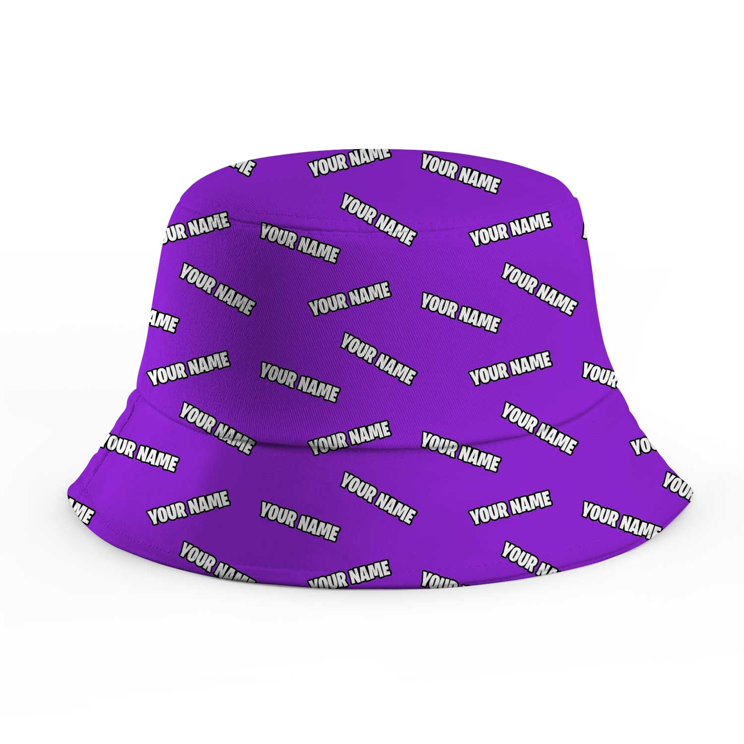Your Name Repeated Custom Bucket Hat
