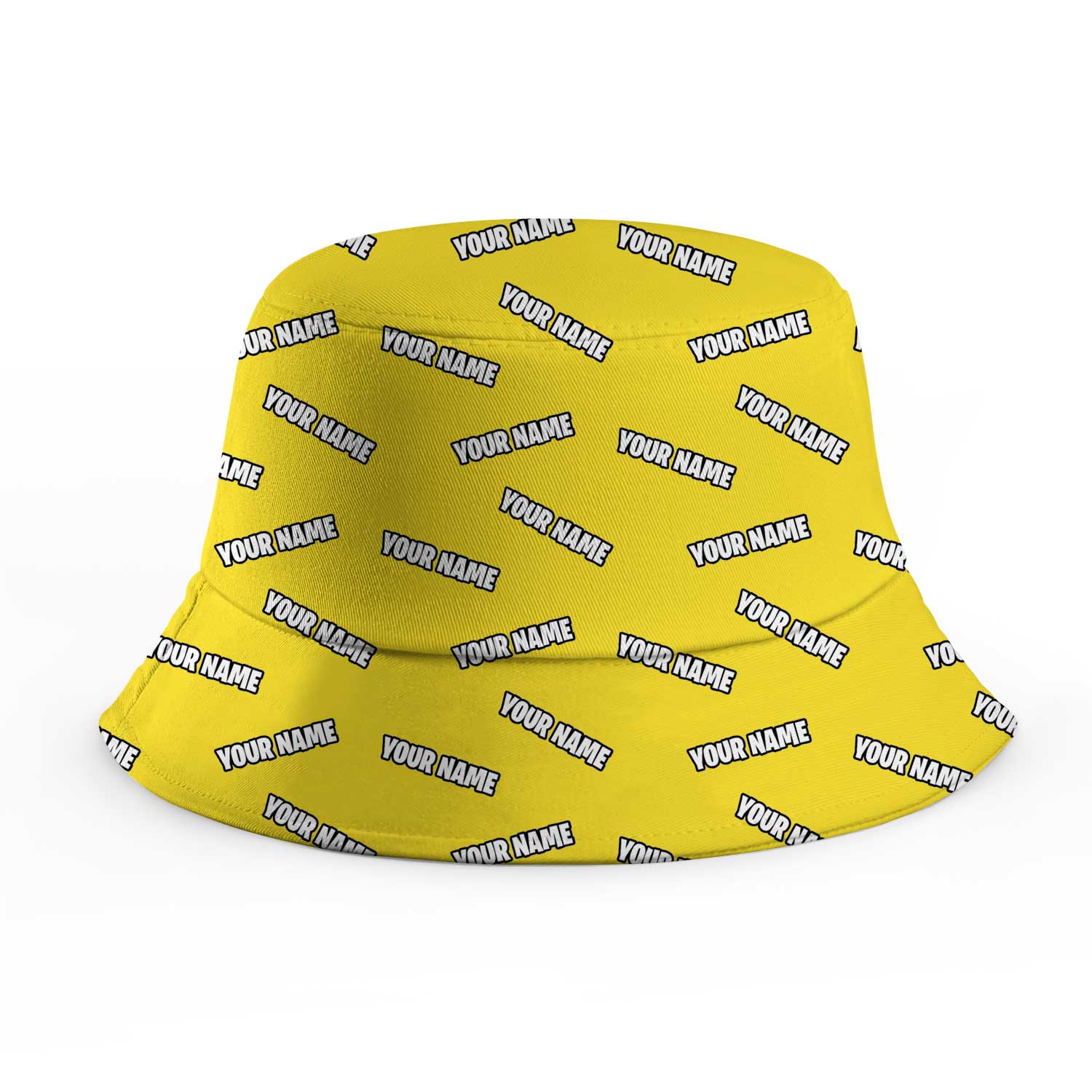 Your Name Repeated Custom Bucket Hat