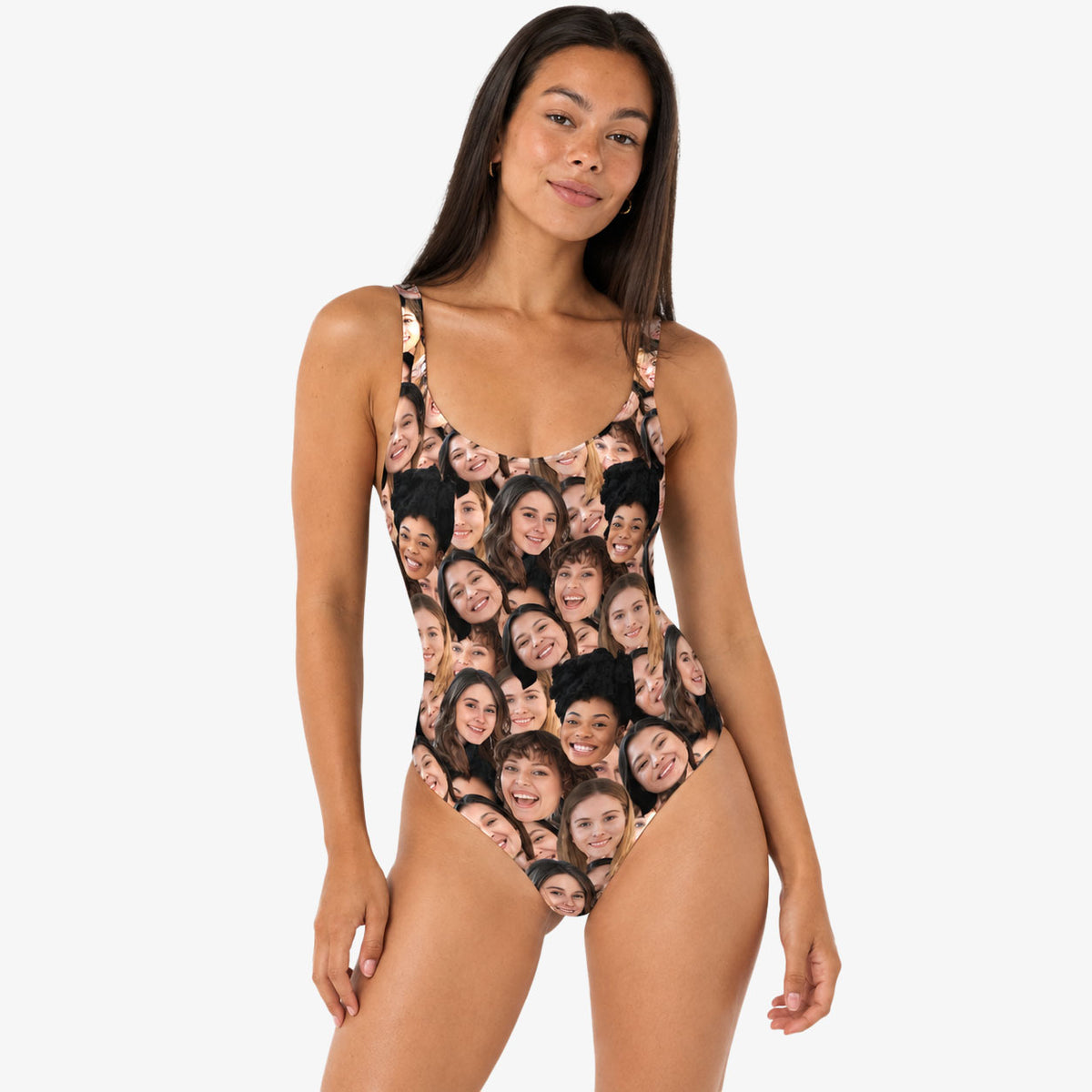 Bachelorette Personalised Face Mash Swimsuit