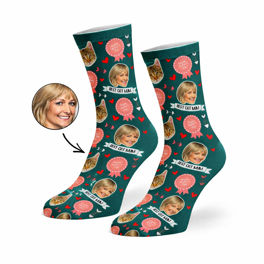 Best Cat Mum Socks