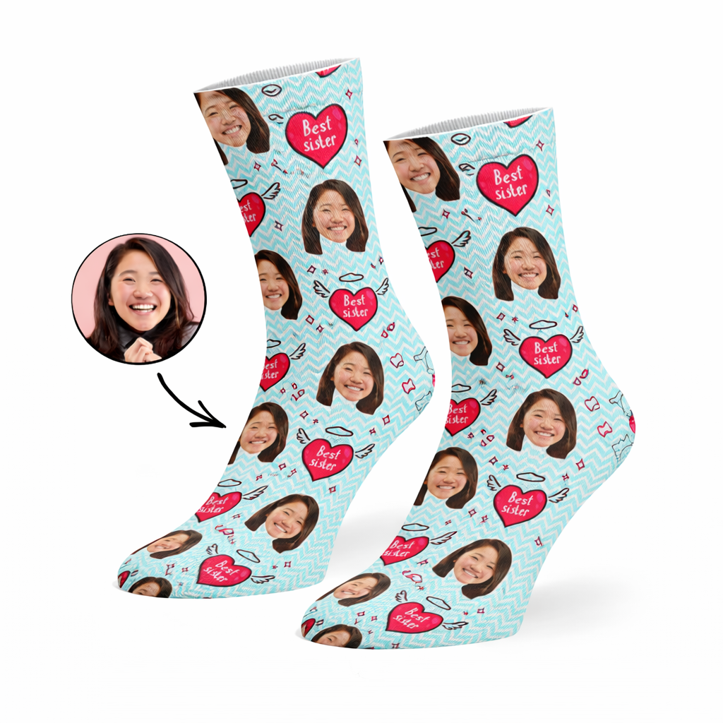Best Sister Angel Socks