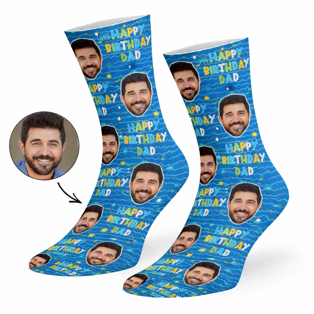 Happy Birthday Dad Socks