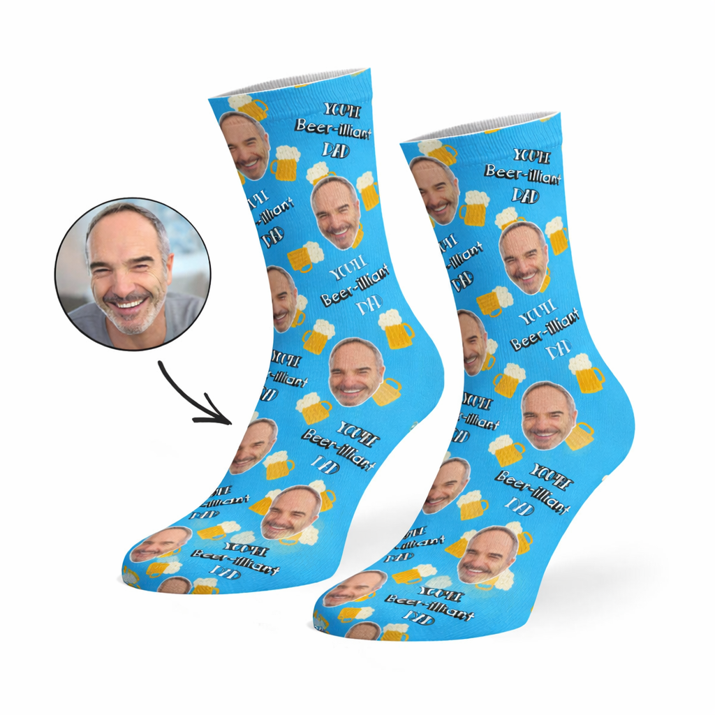 Beer-illiant Dad Socks