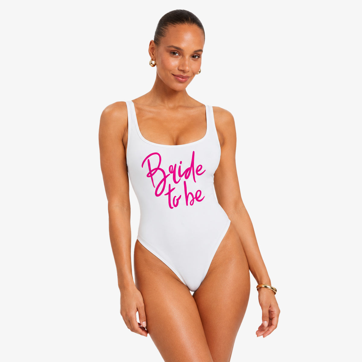 Bride To Be White Swimsuit
