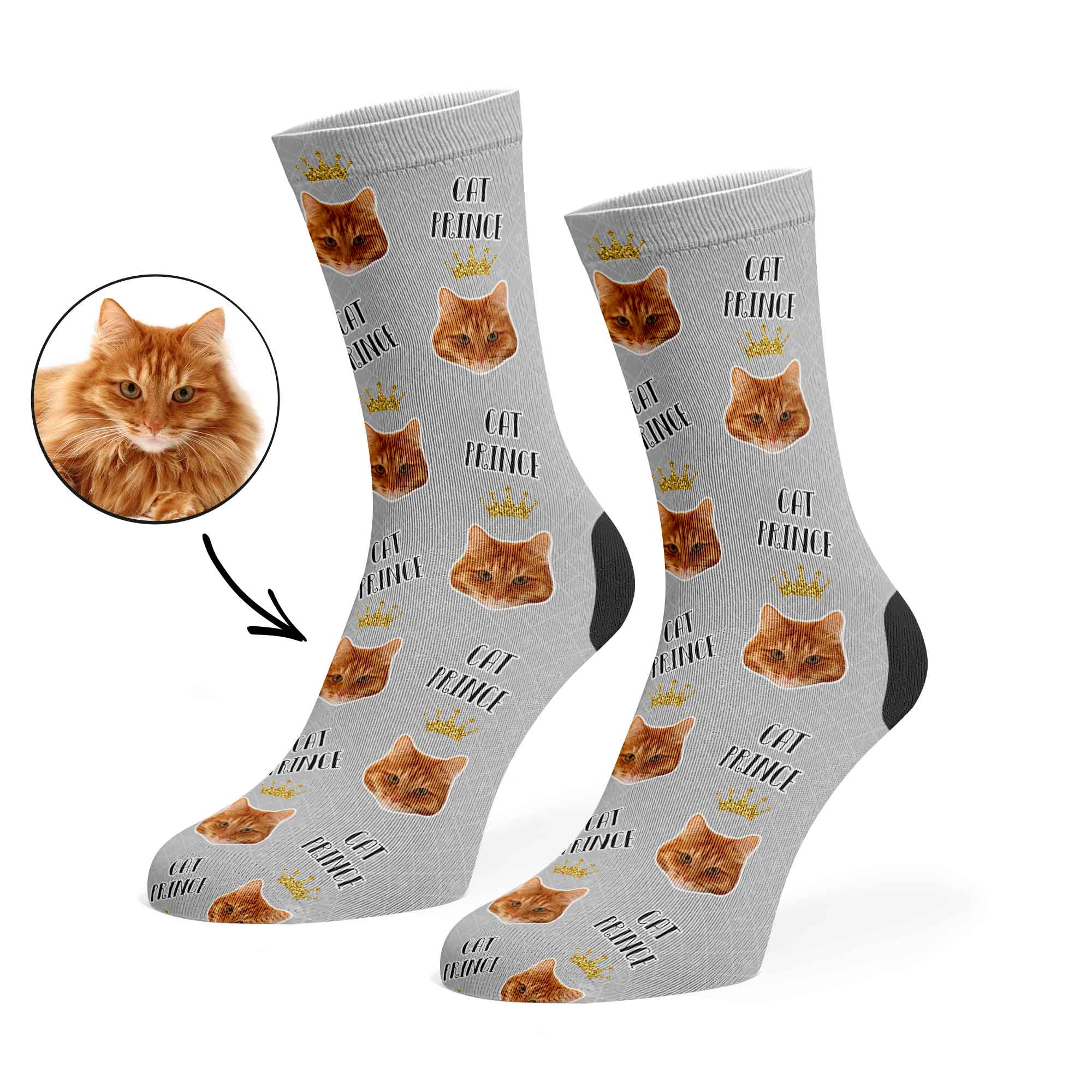 Cat Prince Socks