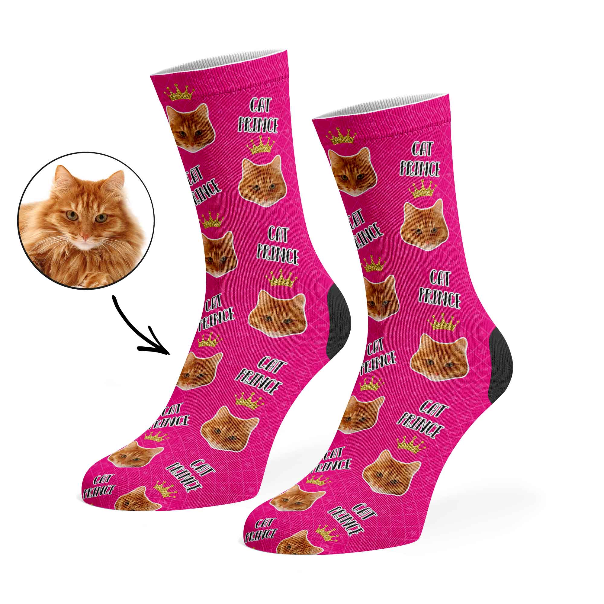 Cat Prince Socks