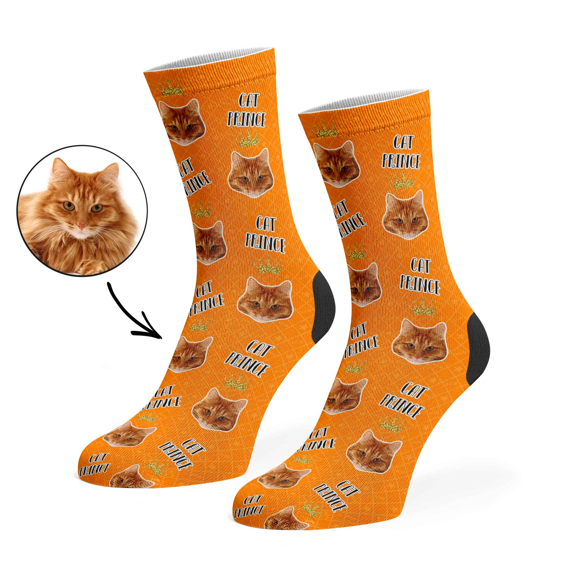 Cat Prince Socks