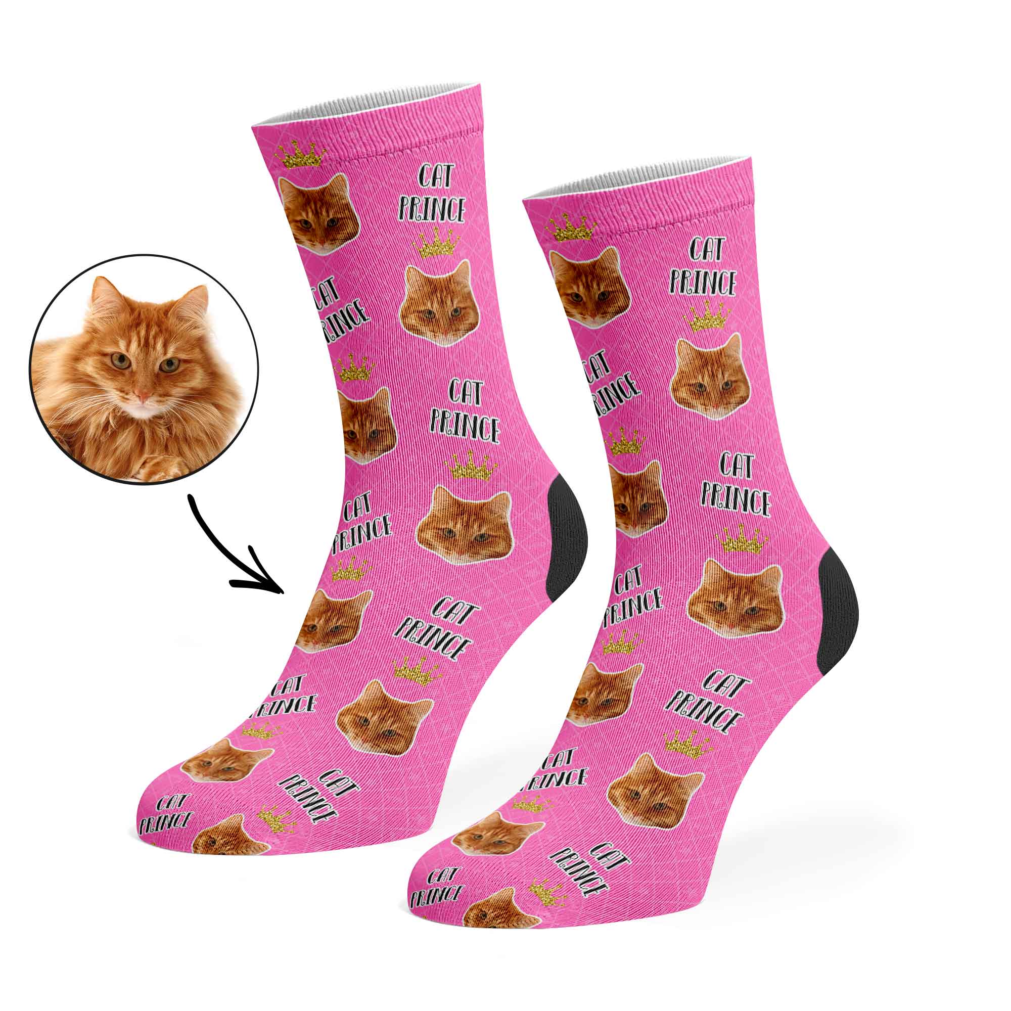 Cat Prince Socks