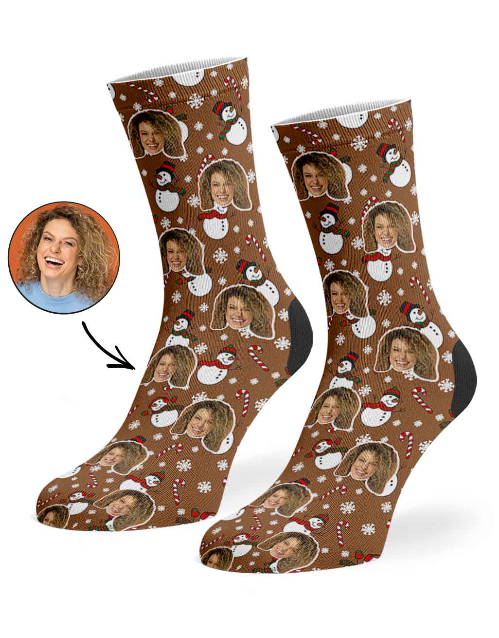 Snowman Me Socks