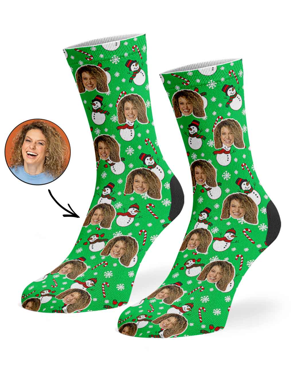 Snowman Me Socks