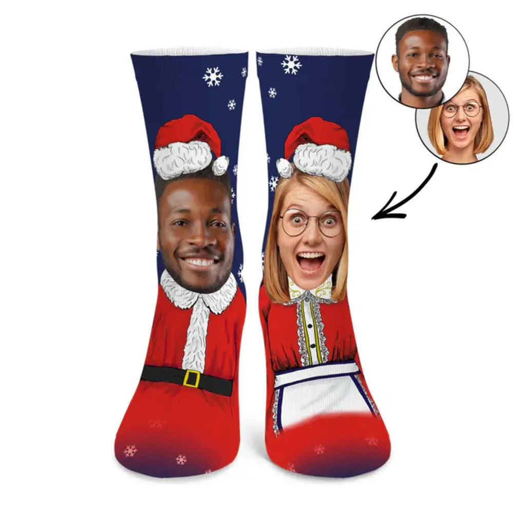 Mr & Mrs Claus Socks