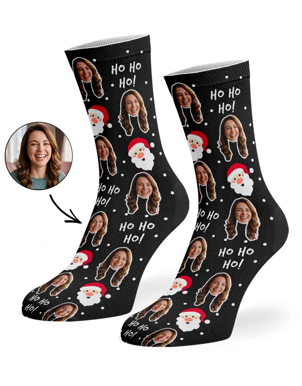 Santa Ho Ho Ho! Socks