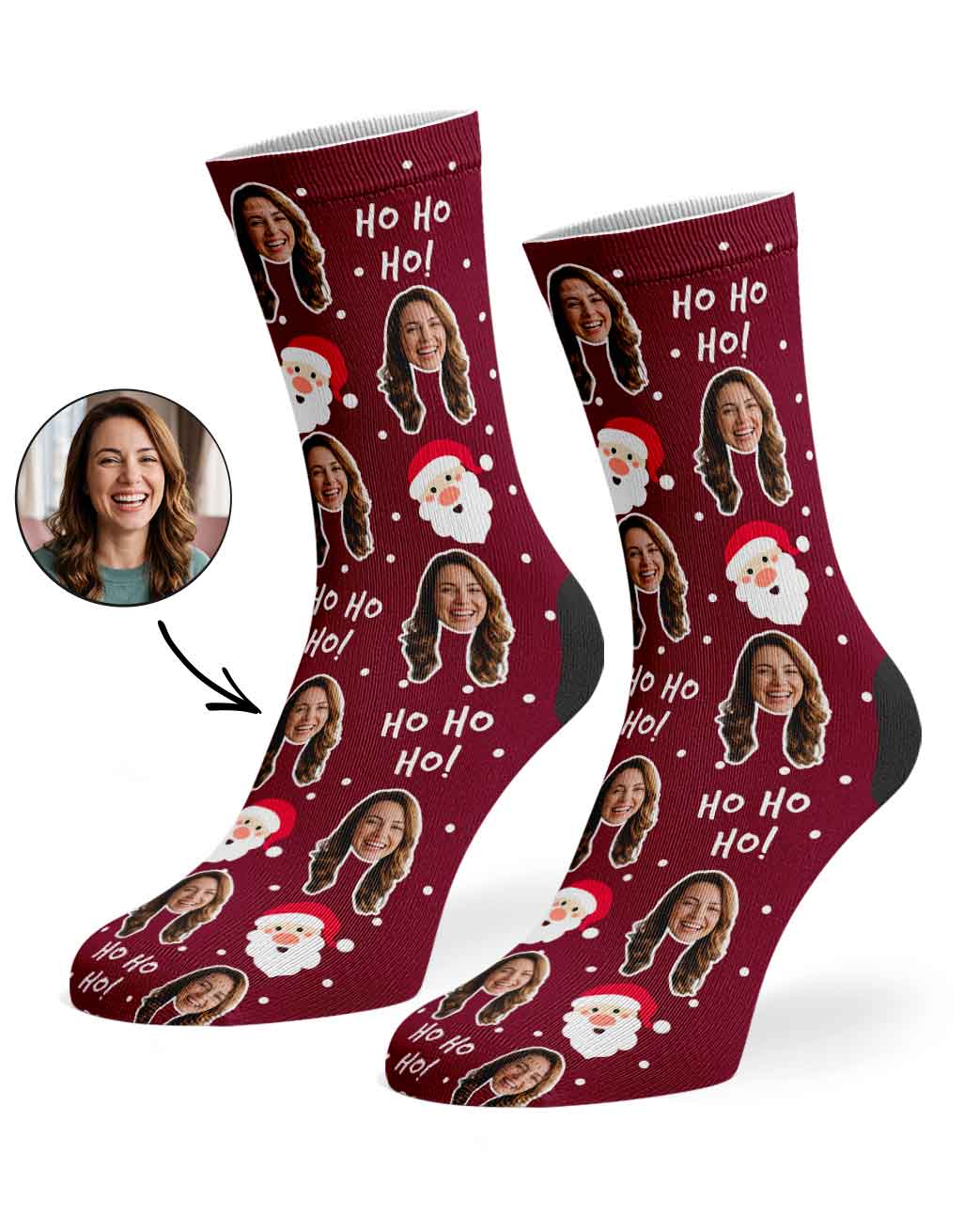 Santa Ho Ho Ho! Socks