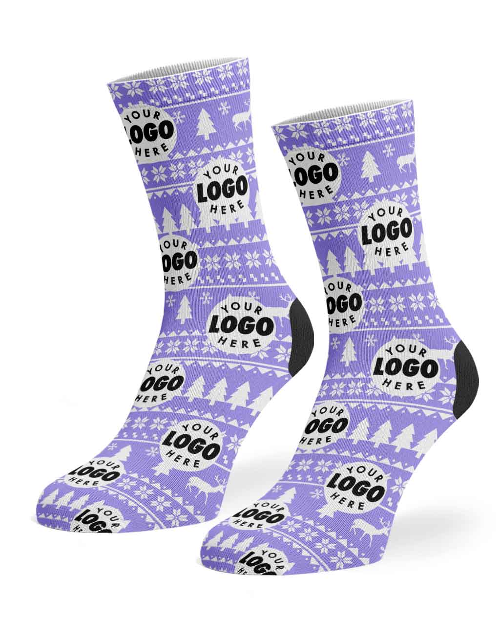 Your Logo Nordic Christmas Socks