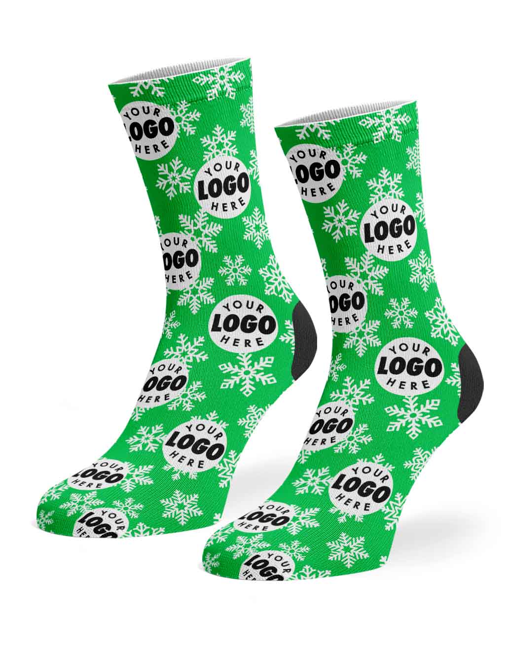 Snowflake Logo Christmas Socks