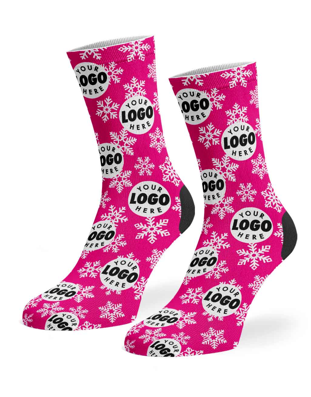 Snowflake Logo Christmas Socks
