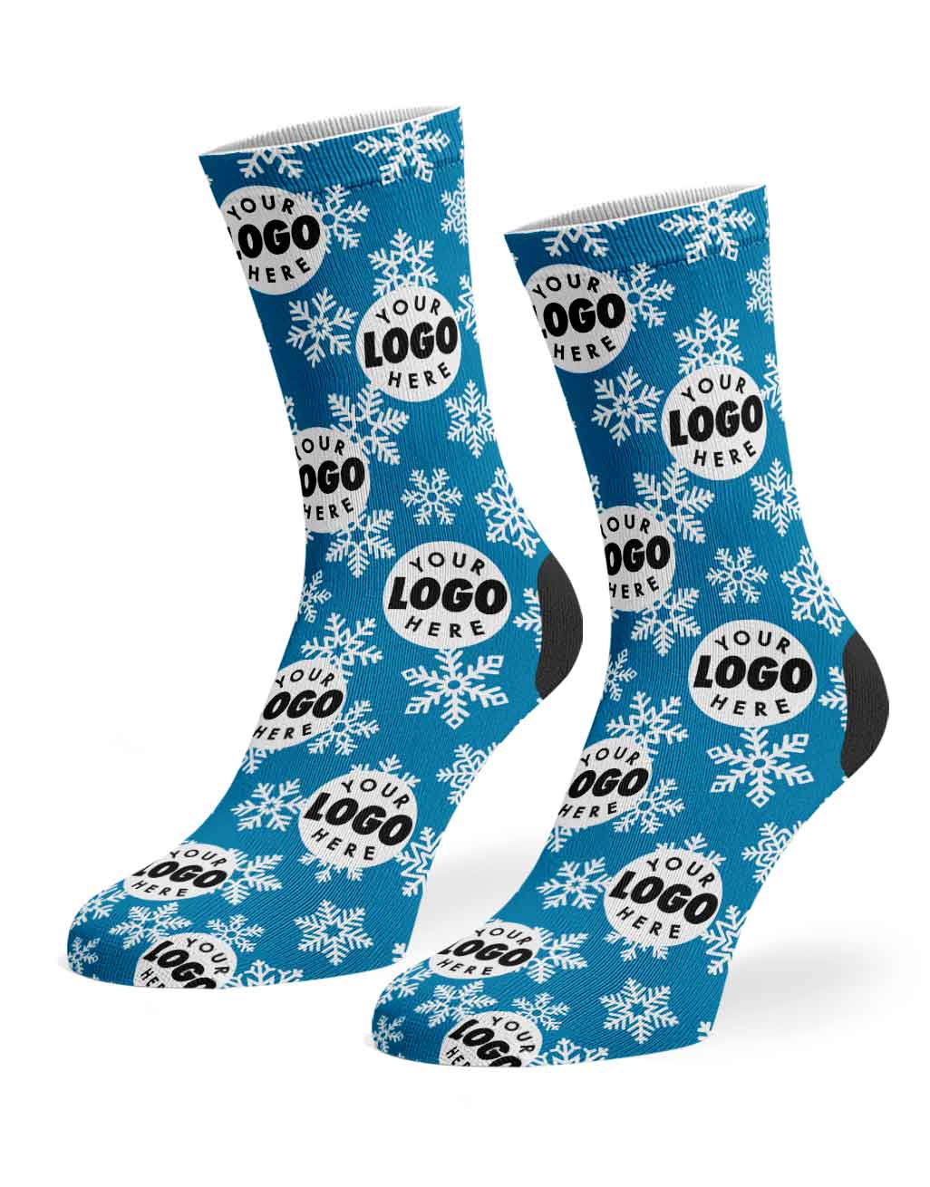Snowflake Logo Christmas Socks