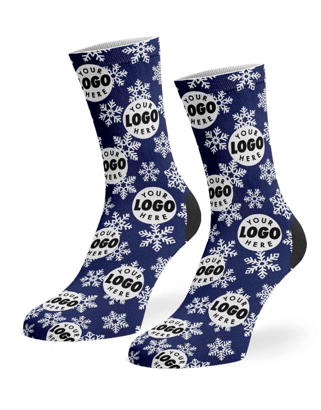 Snowflake Logo Christmas Socks