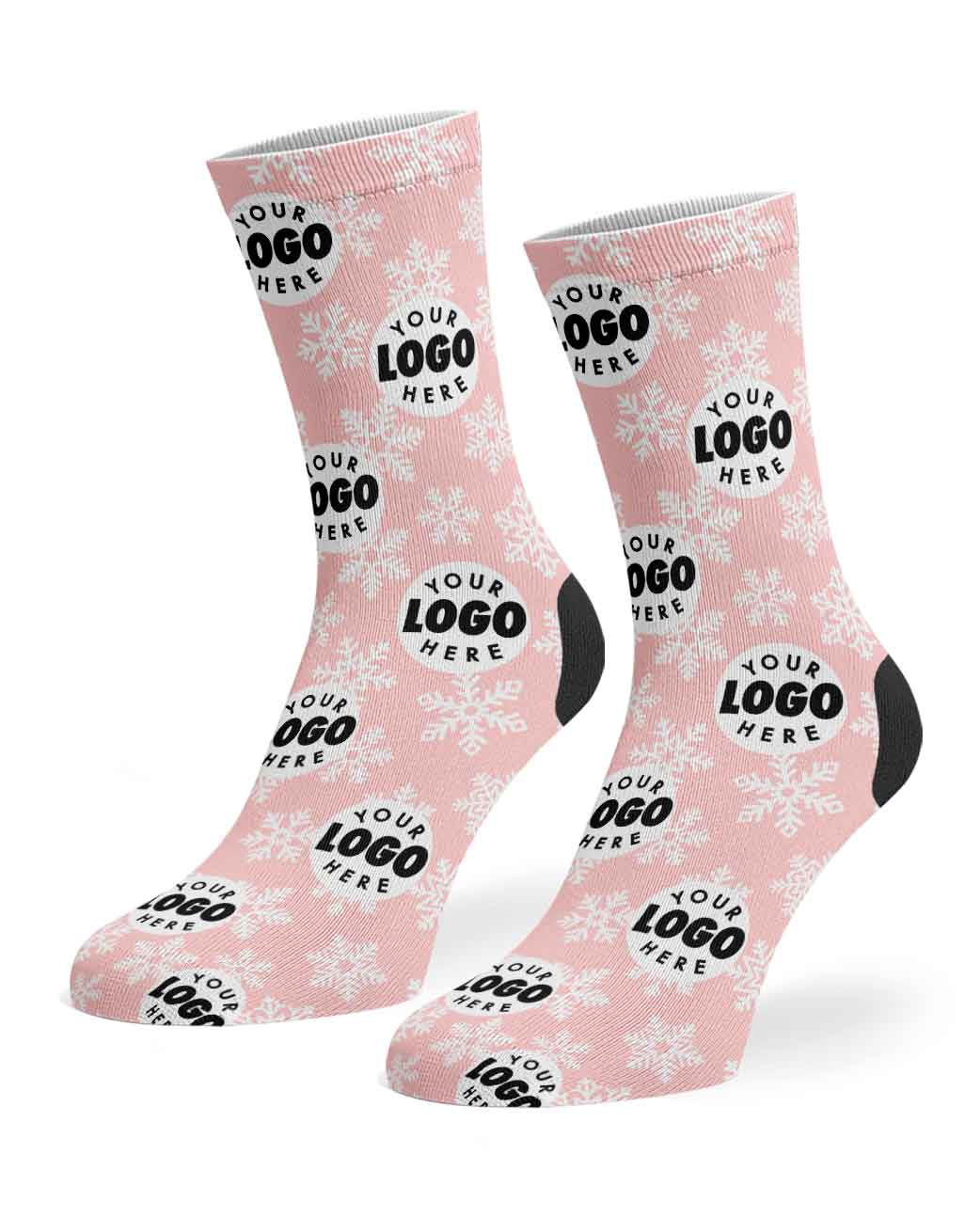 Snowflake Logo Christmas Socks