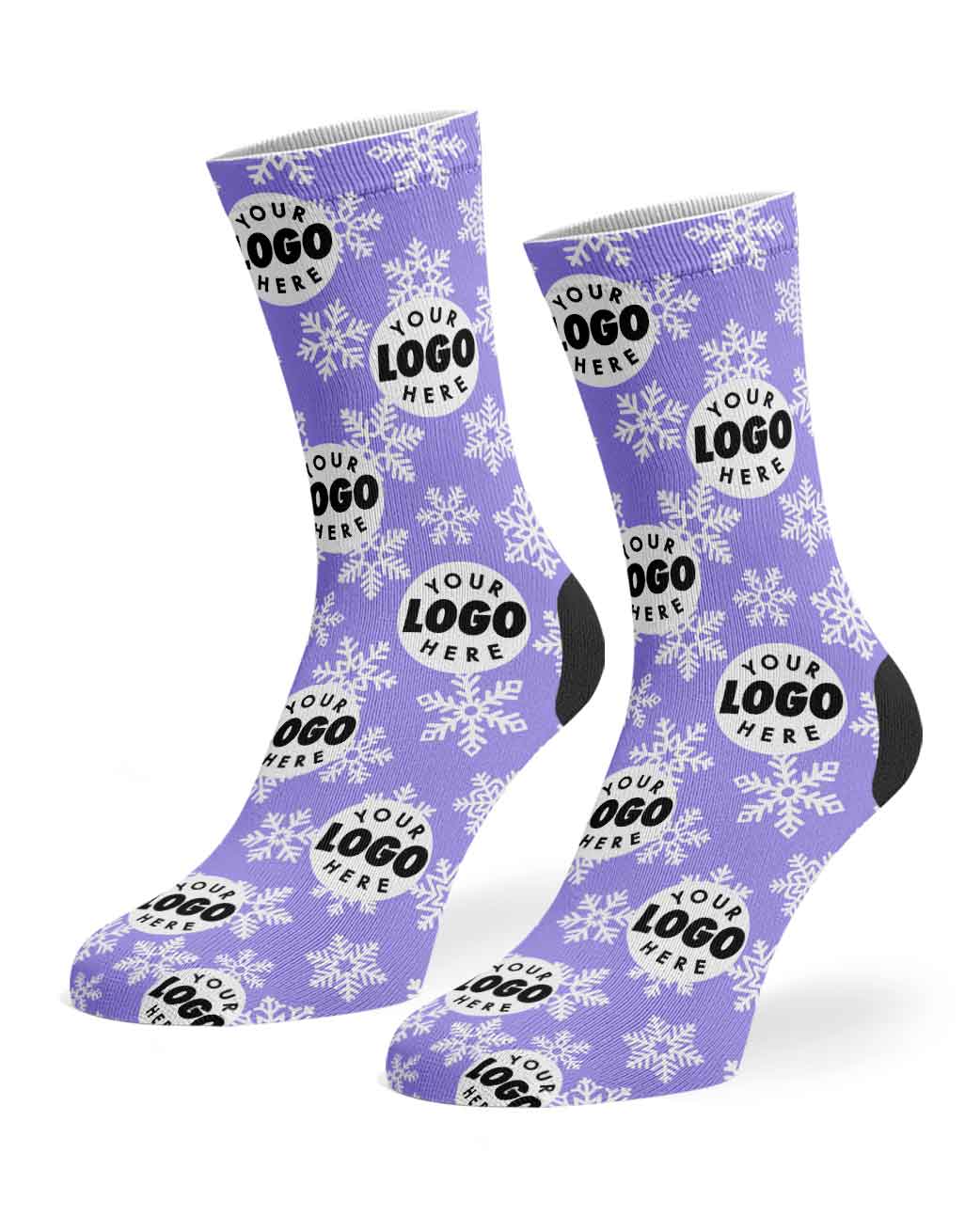 Snowflake Logo Christmas Socks