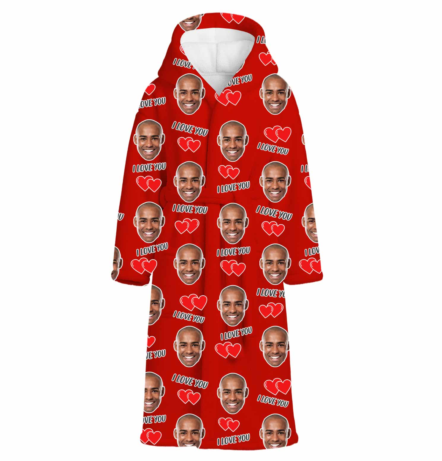 I Love You Personalised Dressing Gown