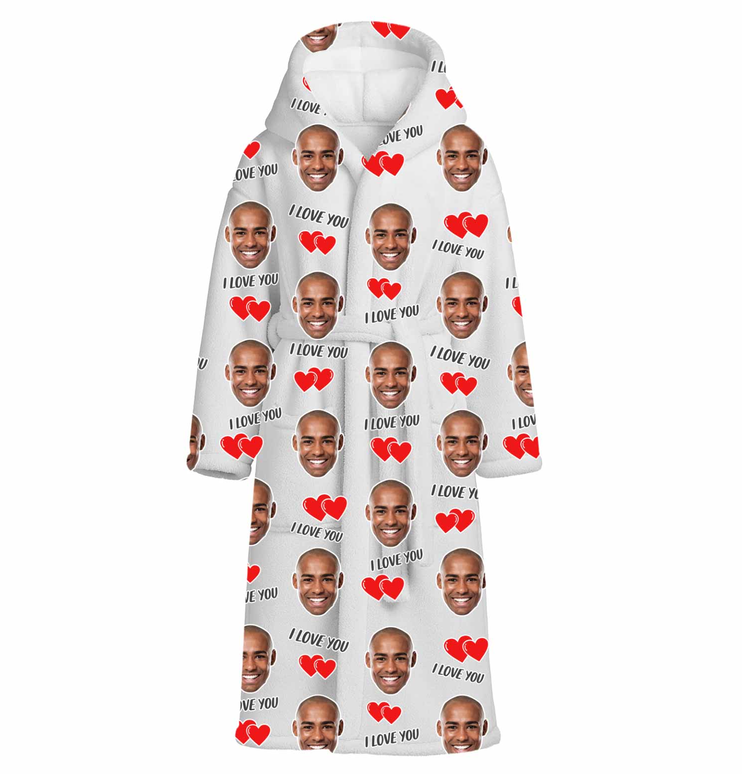 I Love You Personalised Dressing Gown