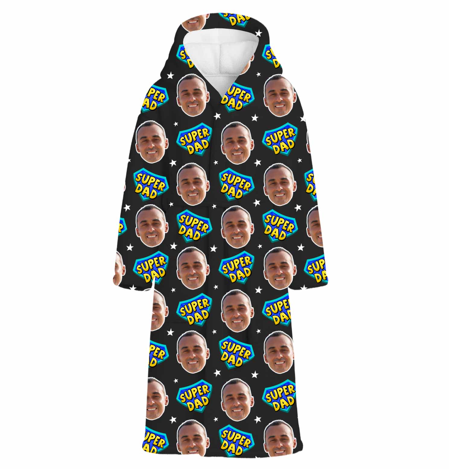 Super Dad Personalised Dressing Gown