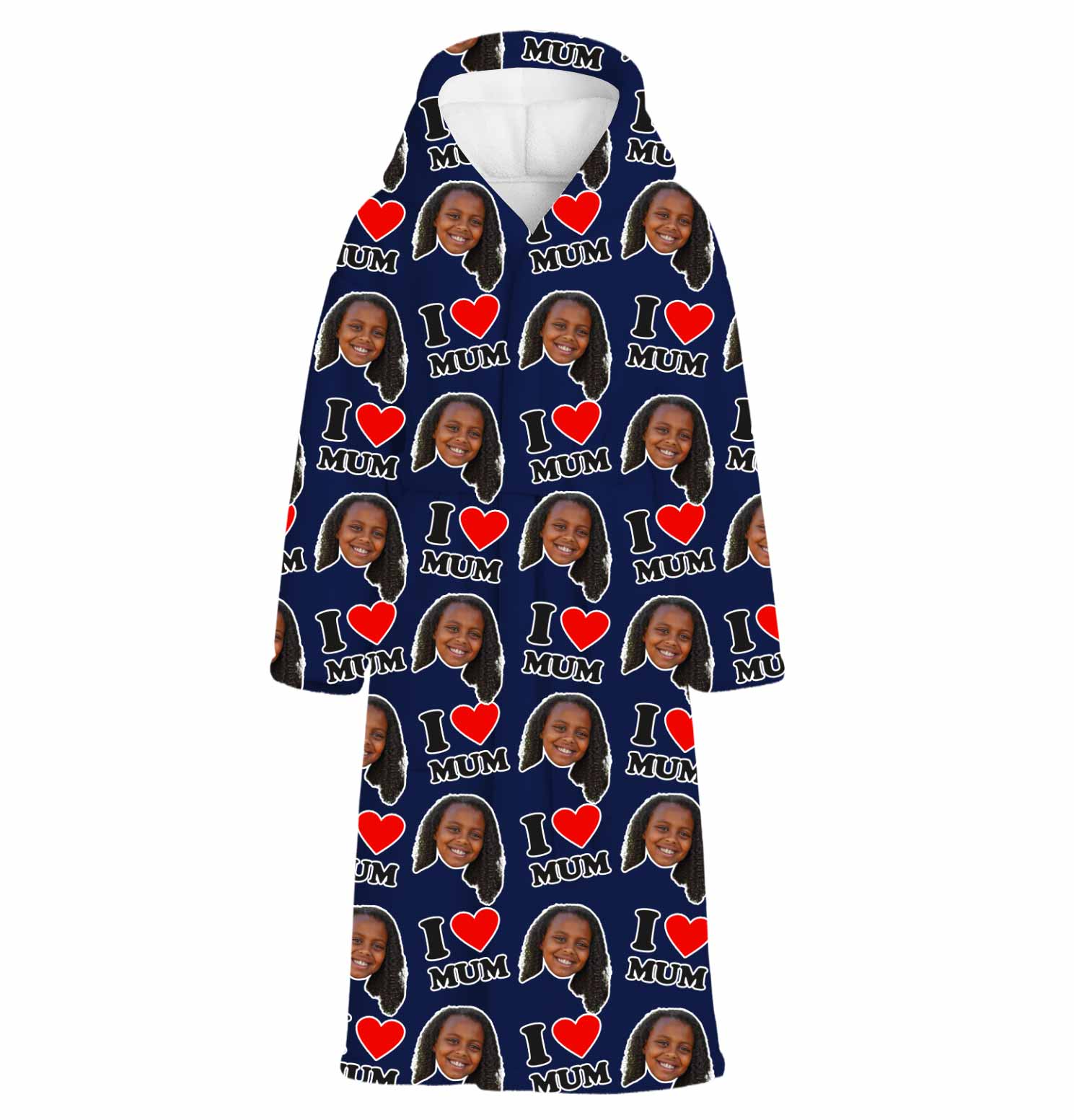 I Heart Mum Personalised Dressing Gown