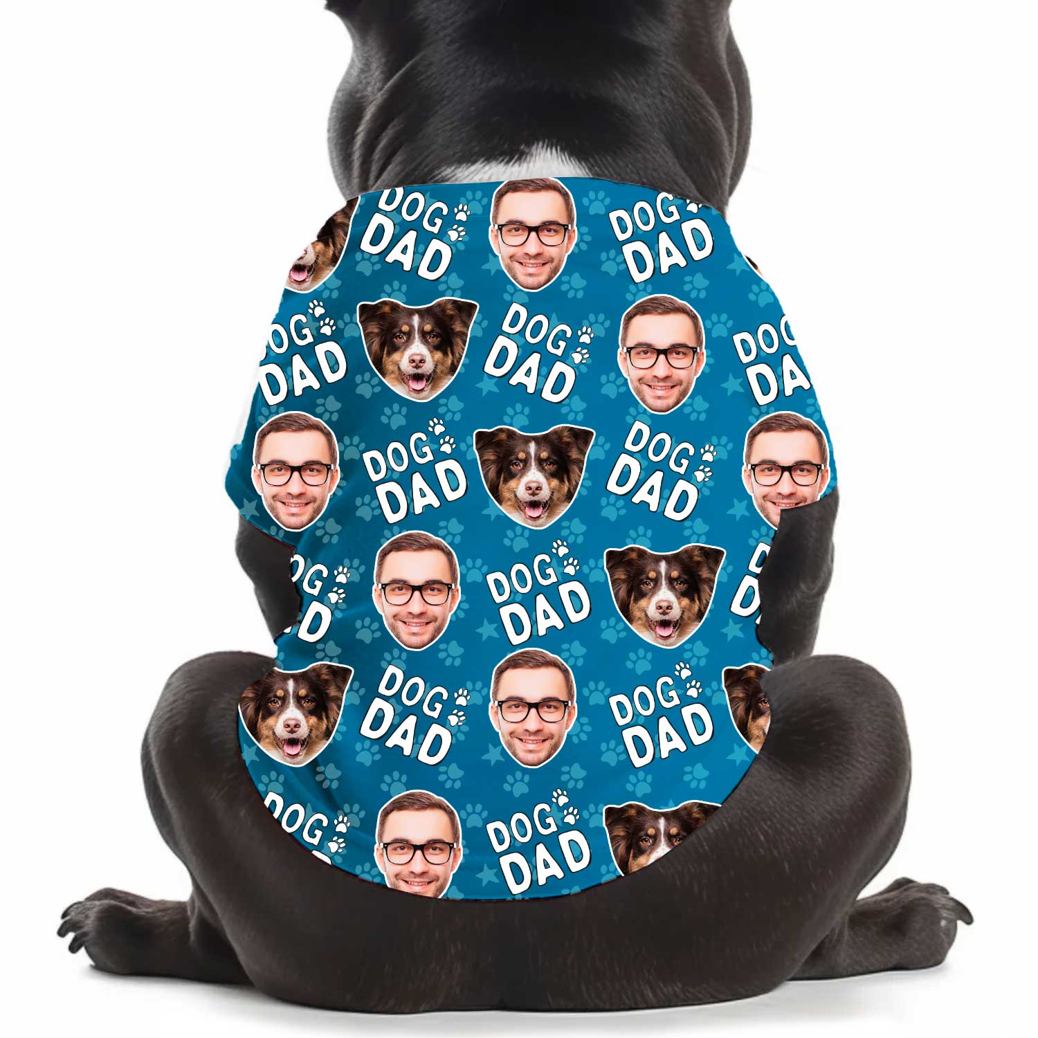 Dog Dad Personalised Dog T Shirt