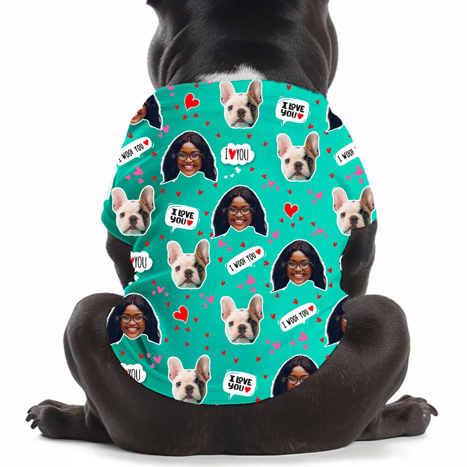 I Wuff You Personalised Dog T Shirt