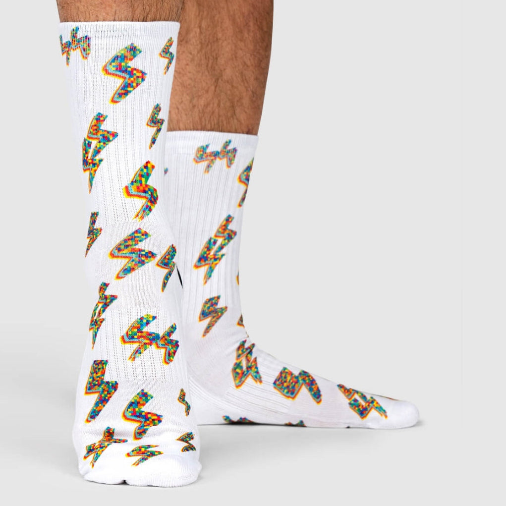 Pixel Bolt Socks