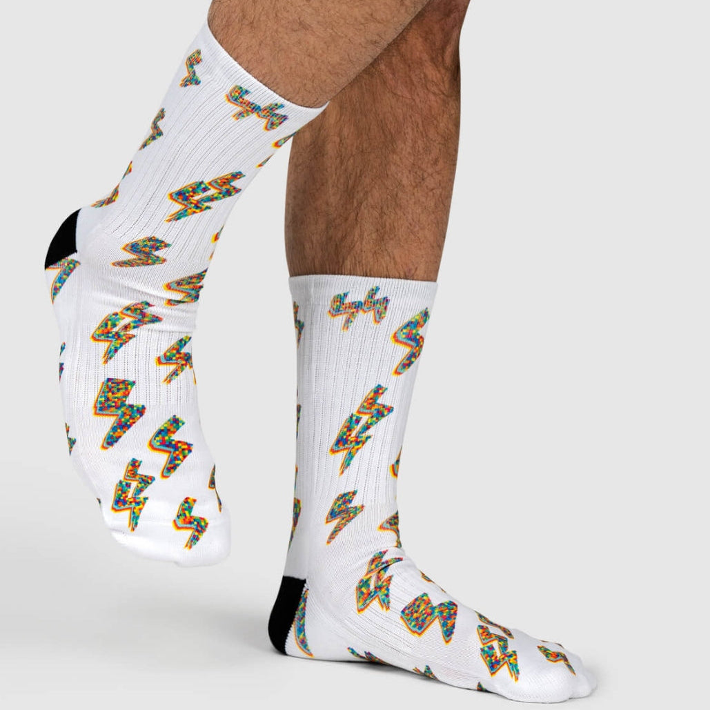 Pixel Bolt Socks