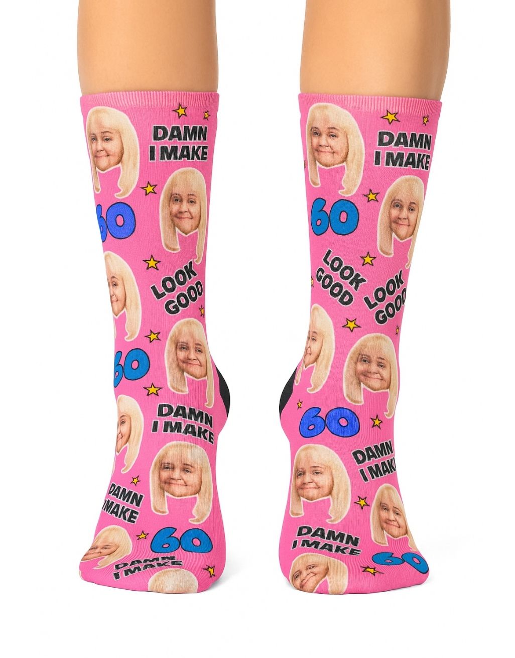 Damn I Make 60 Look Good Socks