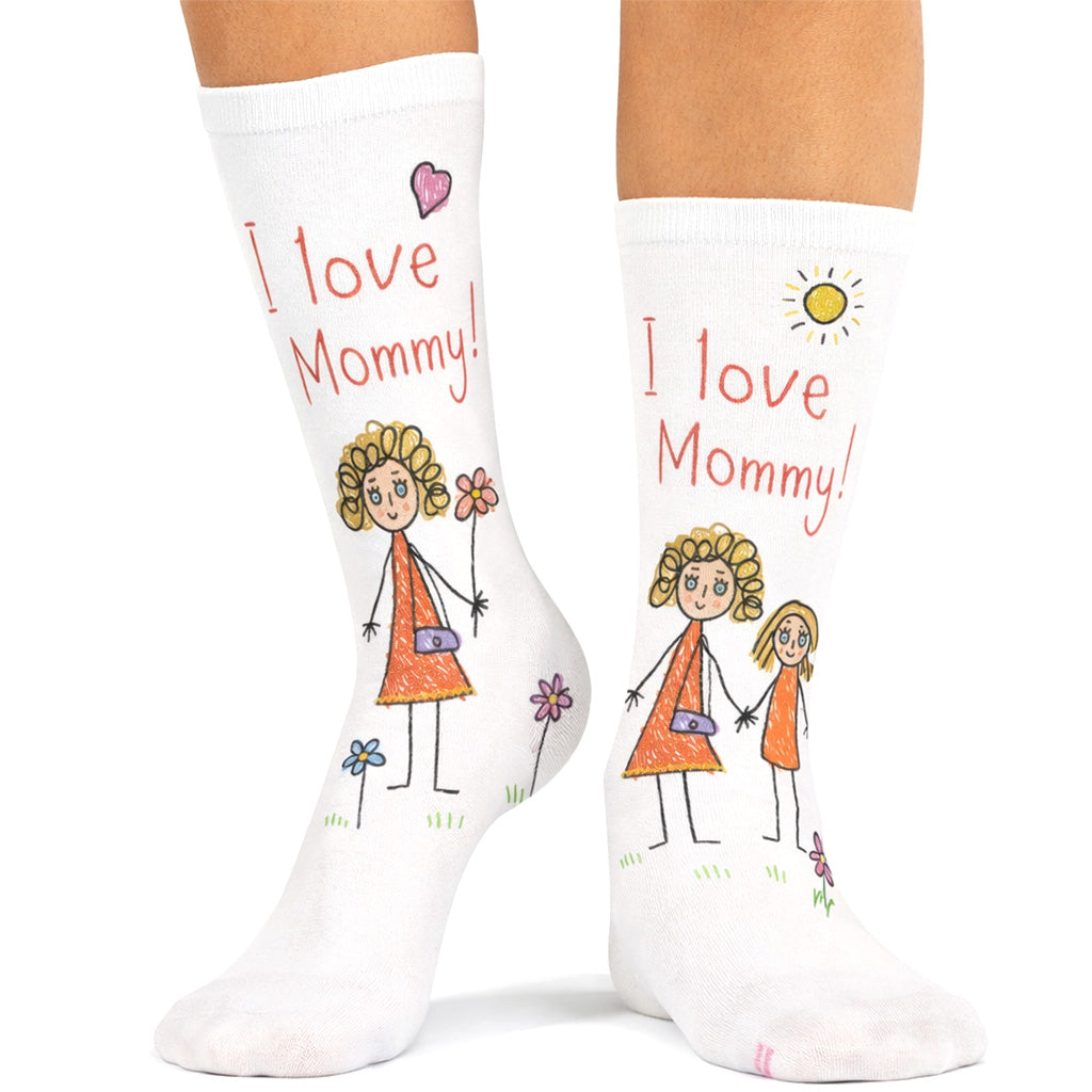 Kids Drawing Personalised Socks